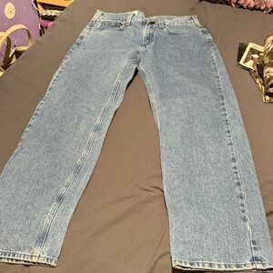 Carhartt Men's Light Blue Straight Jeans